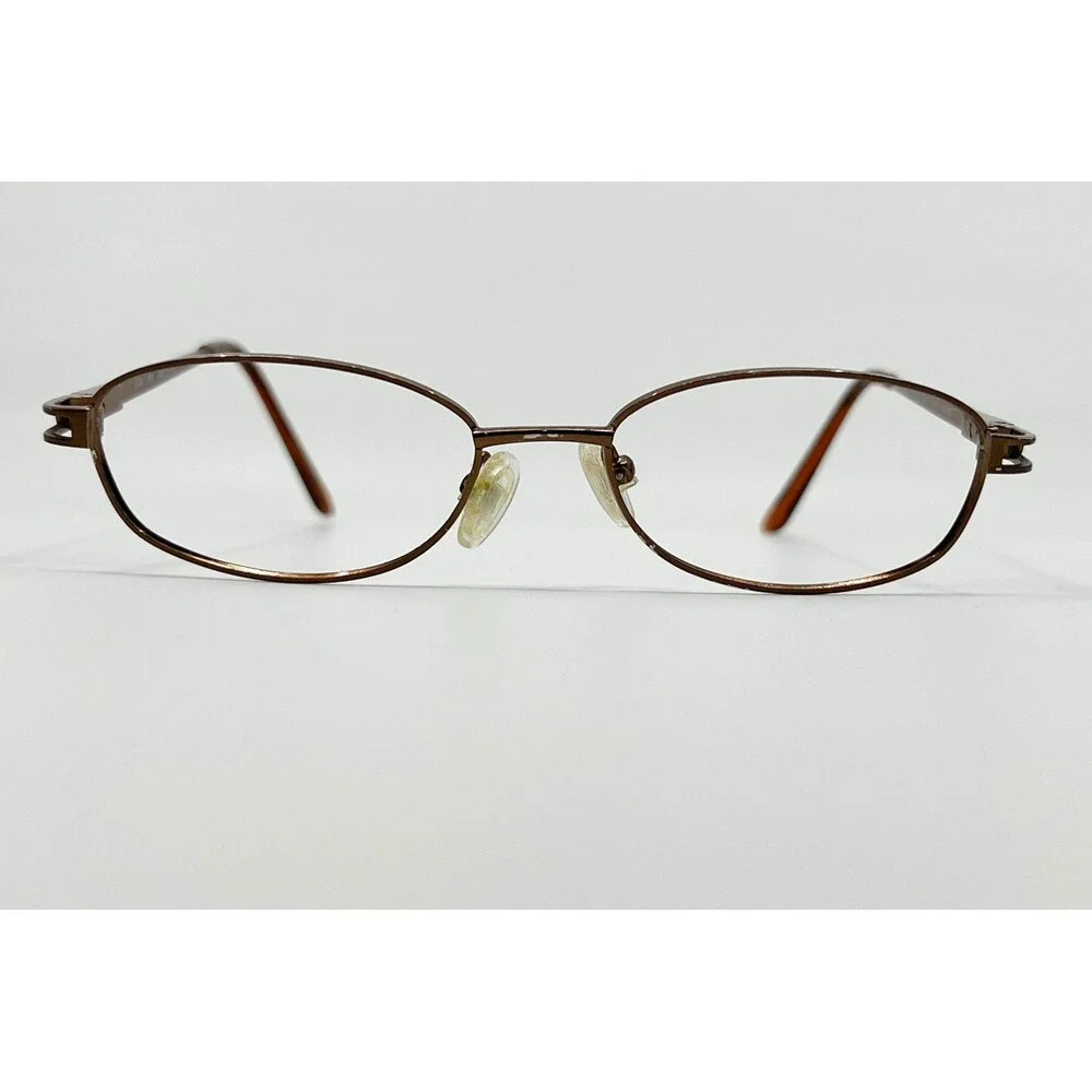 Christie Brinkley Eyeglasses Womens Brown C304 BRN Oval Full Rim 49-16-135